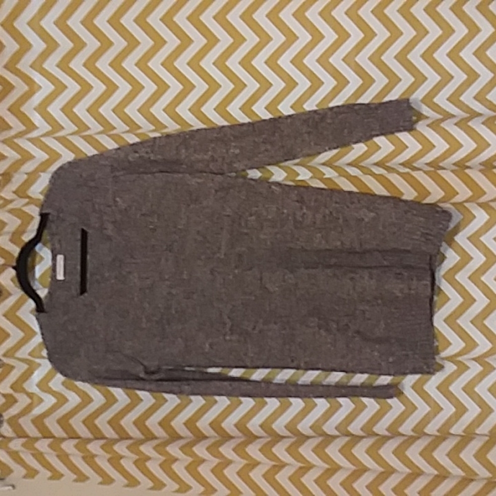 Equipment Femme cotton/lain gray marble women's sweater size XS